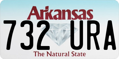 AR license plate 732URA