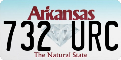 AR license plate 732URC