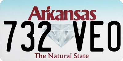 AR license plate 732VEO