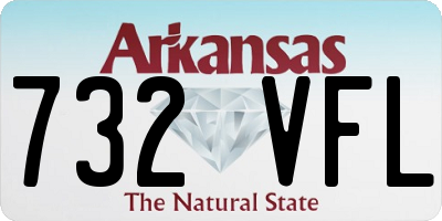 AR license plate 732VFL