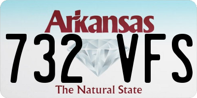 AR license plate 732VFS