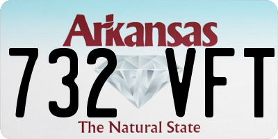 AR license plate 732VFT