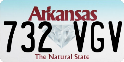 AR license plate 732VGV