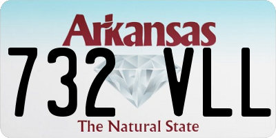 AR license plate 732VLL