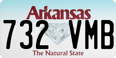 AR license plate 732VMB