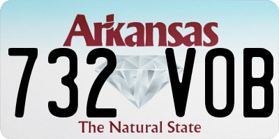 AR license plate 732VOB