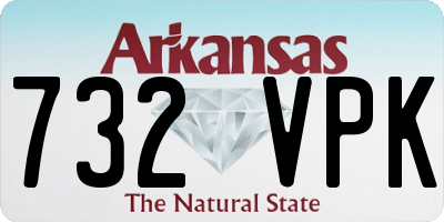 AR license plate 732VPK