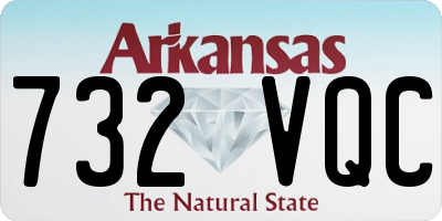 AR license plate 732VQC