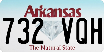 AR license plate 732VQH