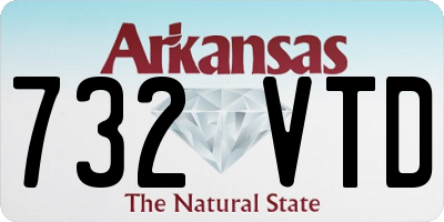 AR license plate 732VTD