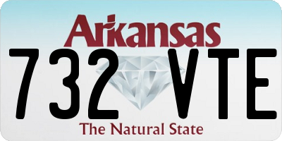 AR license plate 732VTE