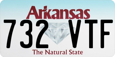 AR license plate 732VTF