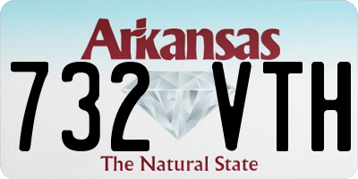 AR license plate 732VTH