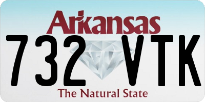 AR license plate 732VTK