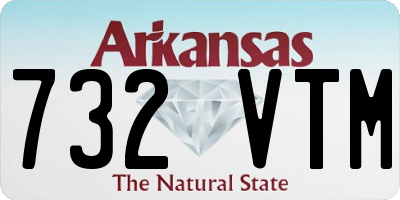 AR license plate 732VTM