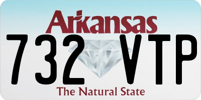 AR license plate 732VTP