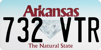 AR license plate 732VTR