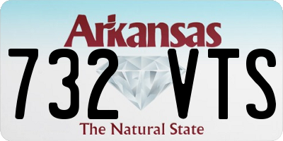 AR license plate 732VTS