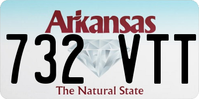 AR license plate 732VTT