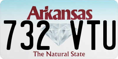 AR license plate 732VTU