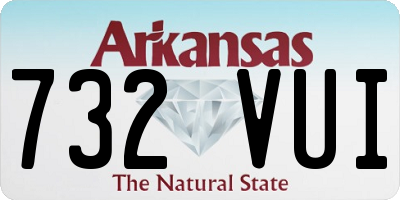 AR license plate 732VUI