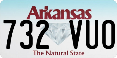 AR license plate 732VUO