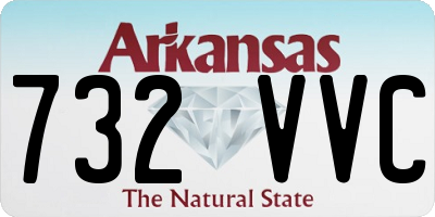 AR license plate 732VVC