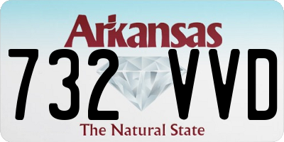 AR license plate 732VVD