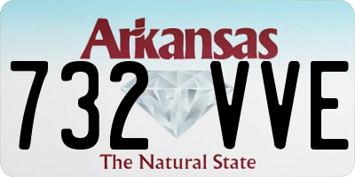 AR license plate 732VVE