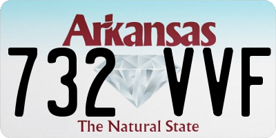 AR license plate 732VVF