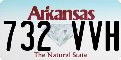 AR license plate 732VVH