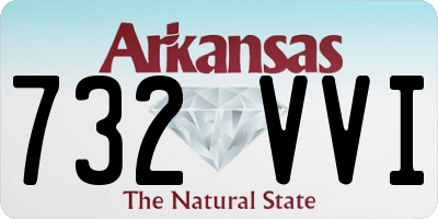 AR license plate 732VVI