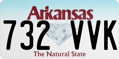 AR license plate 732VVK