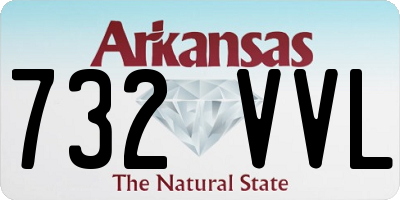 AR license plate 732VVL