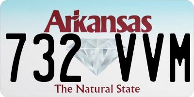 AR license plate 732VVM