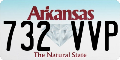 AR license plate 732VVP