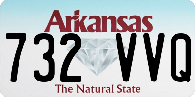 AR license plate 732VVQ