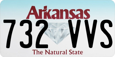 AR license plate 732VVS