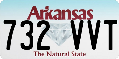 AR license plate 732VVT