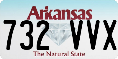 AR license plate 732VVX