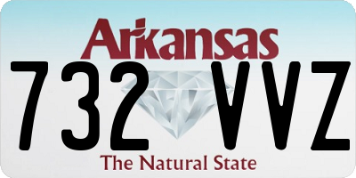 AR license plate 732VVZ