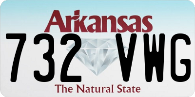 AR license plate 732VWG
