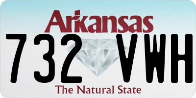 AR license plate 732VWH