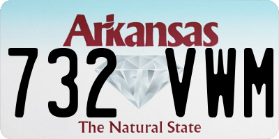 AR license plate 732VWM