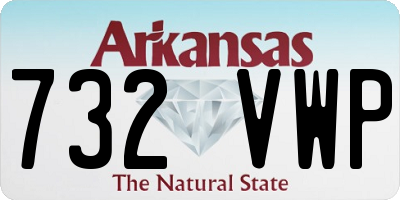 AR license plate 732VWP