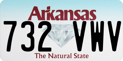 AR license plate 732VWV