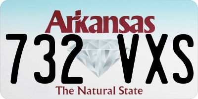 AR license plate 732VXS