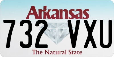 AR license plate 732VXU