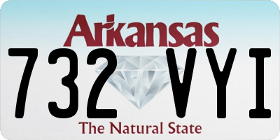AR license plate 732VYI