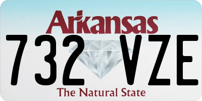 AR license plate 732VZE
